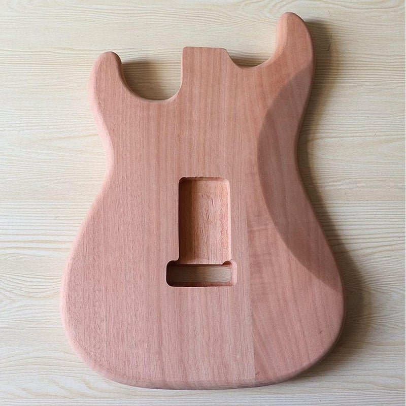 JD.Moon Electric Guitar Body for Fender Strat Guitar Accessory DIY Stratocaster Guitar Body Unfinished Mahogany - Image 2